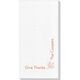Corner Text with Autumn Leaf Design Deville Guest Towels Image 2 of 2